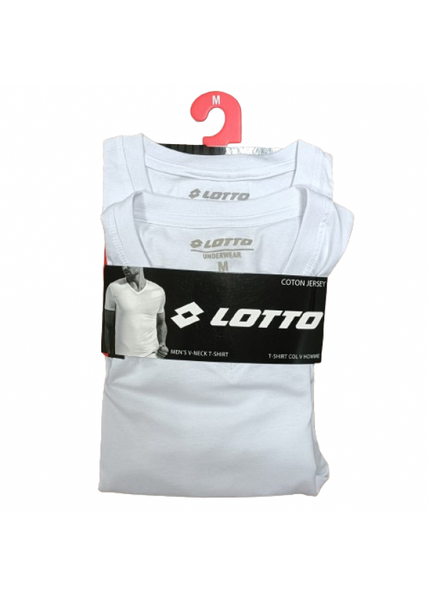 T-Shirt Lotto 2-pak dekolt V